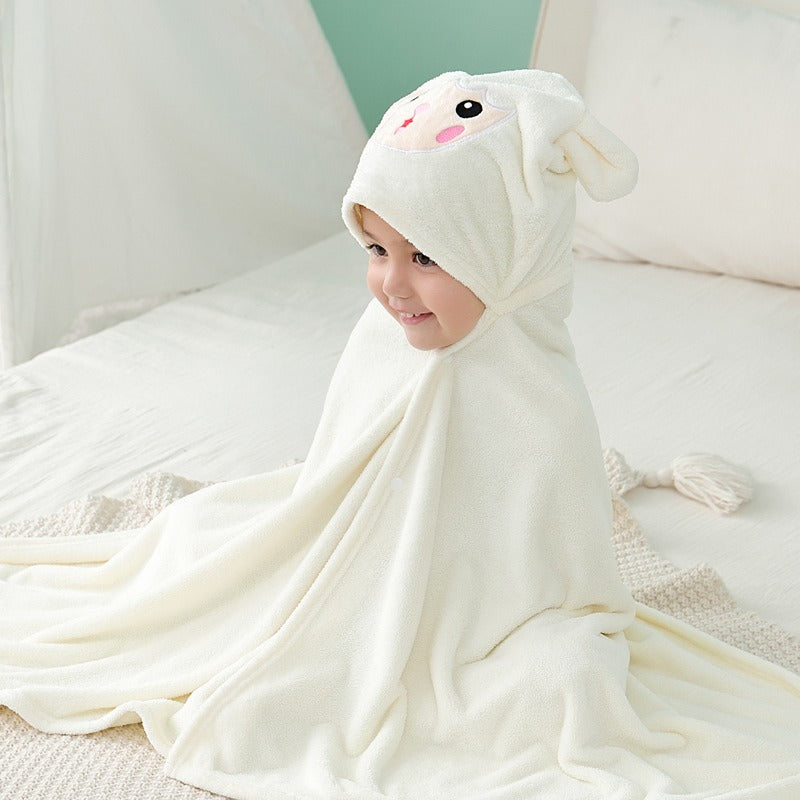 Hooded Baby Fleece Cloak