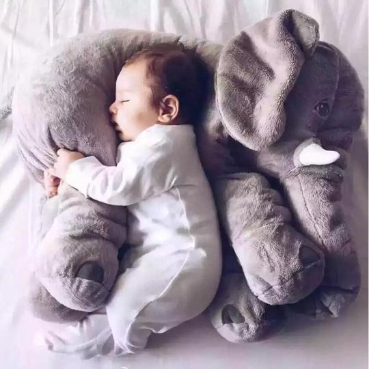 Plush Elephant Hug Pillow